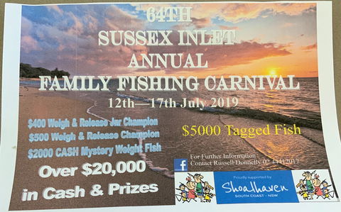 The Sussex Inlet Annual Family Fishing Carnival - Restaurants Sydney 0