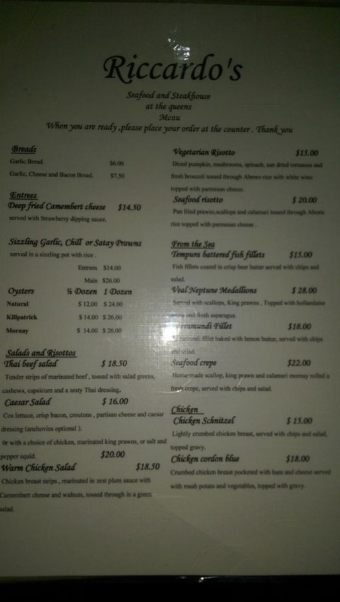 Queens Arms Hotel Riccardo's Seafood And Steakhouse - Restaurants Sydney 1